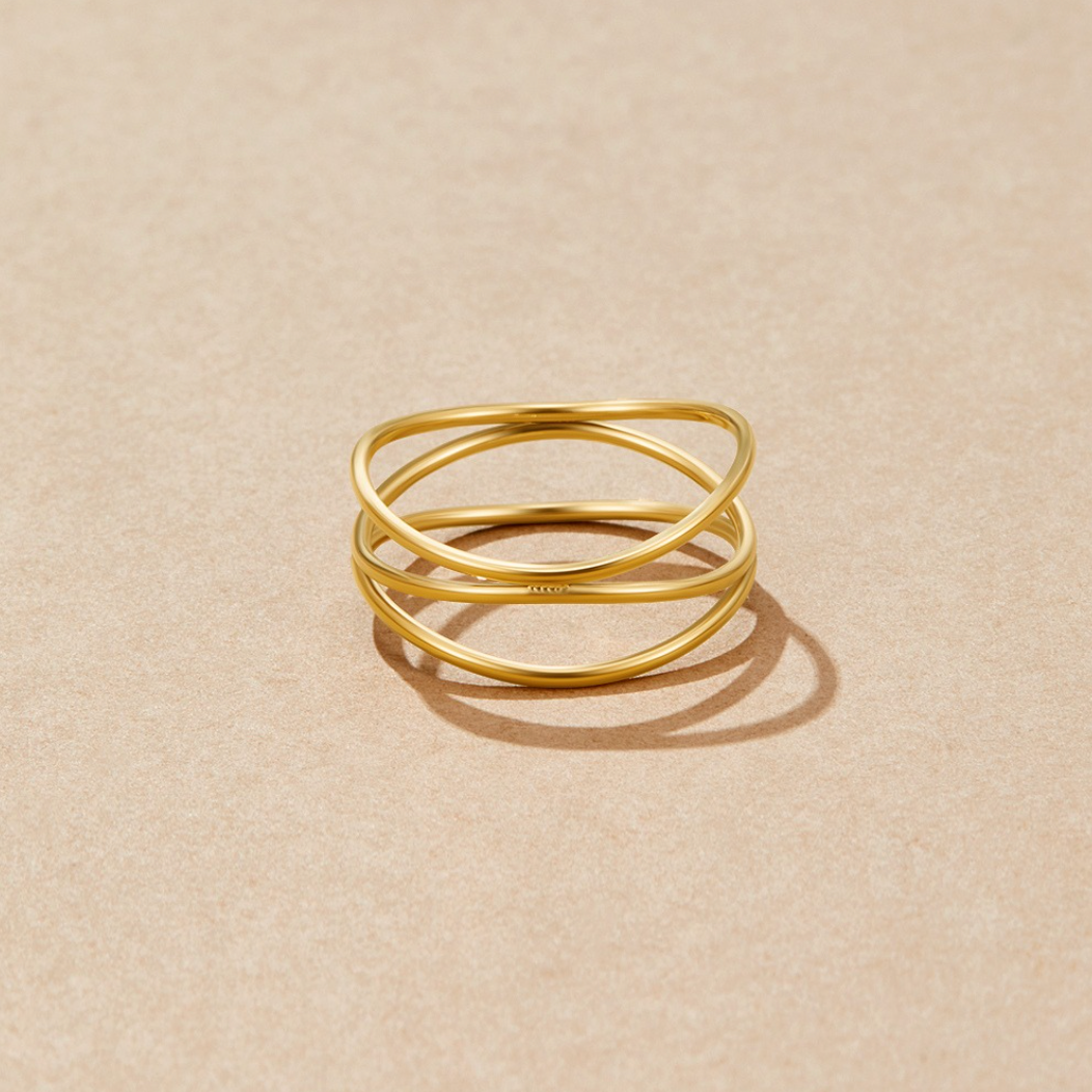 Infinity Loop - Gold Ring – Matilda&Milo Jewels