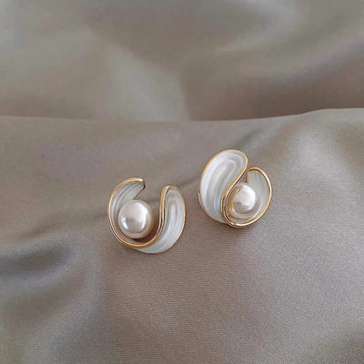 Antoinette Luxe Vita Opalörhängen