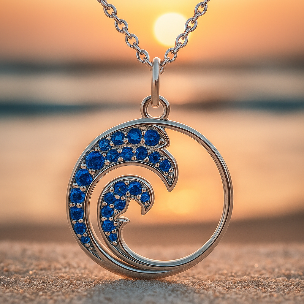 Anima d’Onda – Necklace in 925 silver with pendant