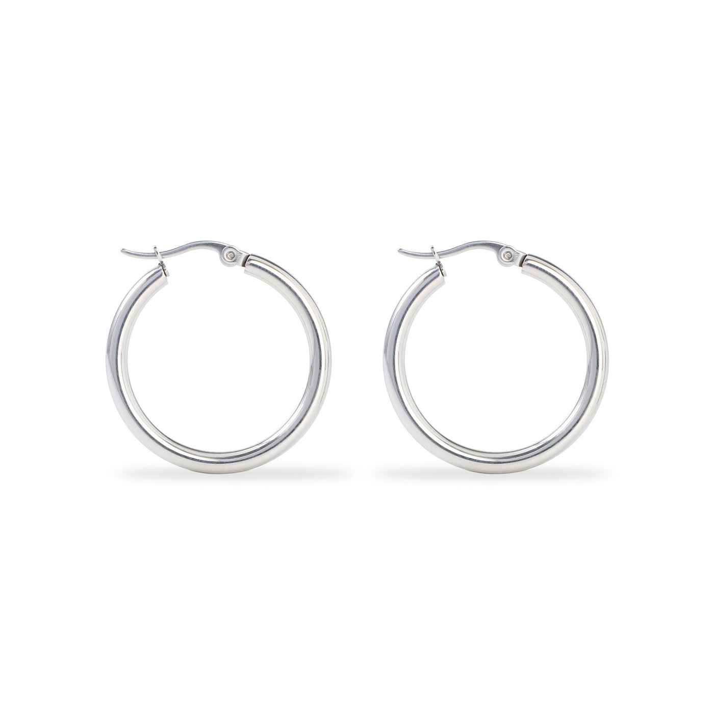 Vintage Gold and Silver Hoop Earrings