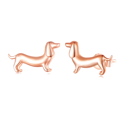 Dachshund Love Memorial Earring