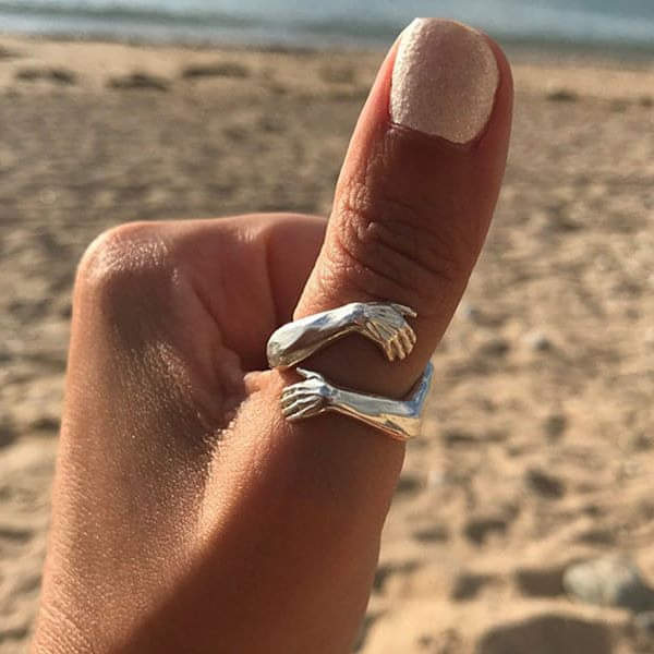 Adjustable Silver Hug Ring – Matilda&Milo Jewels