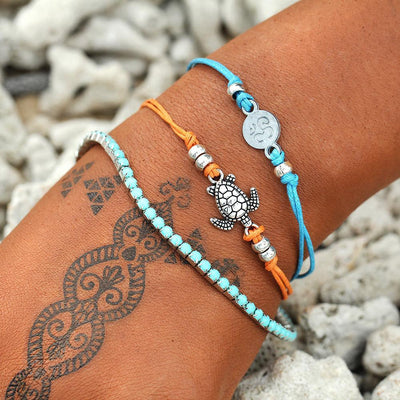Boho Turtle Bracelet Stack