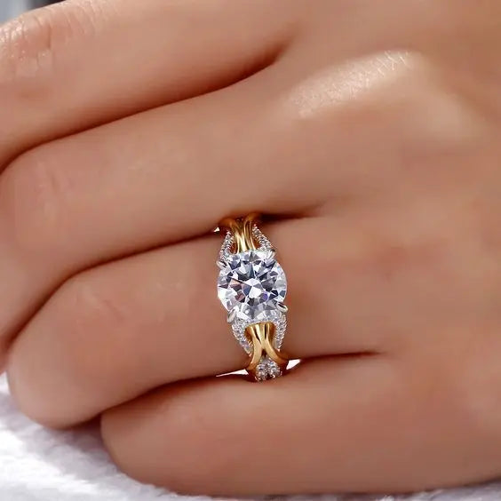 Timeless Elegance Gold & Silver Ring
